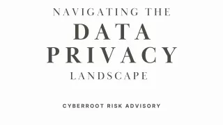 Navigating the Data Privacy Landscape — Cyberroot Risk Advisory