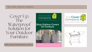 Cover Up The Waterproof Solution for Your Outdoor Furniture