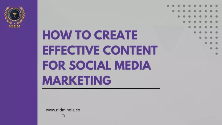 how to create effective content for social media