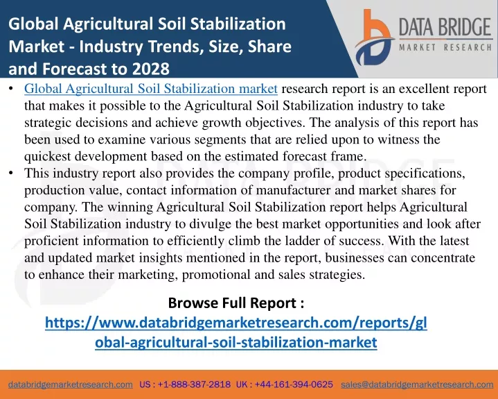 global agricultural soil stabilization market