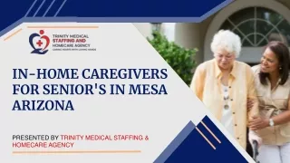 In Home Caregivers for Seniors in Mesa, Arizona
