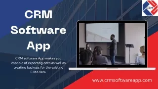 Schedule an Appointment - CRM Software App