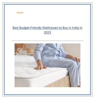 Best Budget-Friendly Mattresses to Buy in India in 2023