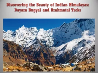 Discovering the Beauty of Indian Himalayas Dayara Bugyal and Brahmatal Treks