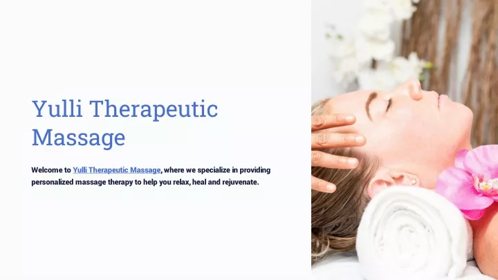yulli therapeutic massage