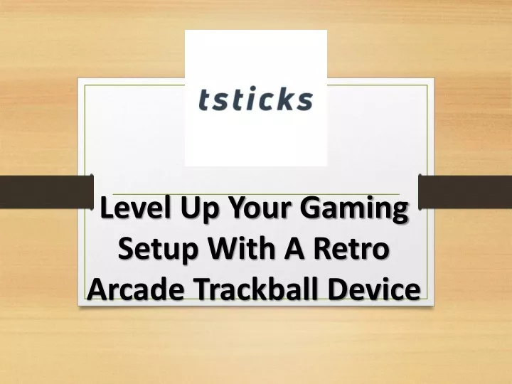 level up your gaming setup with a retro arcade trackball device