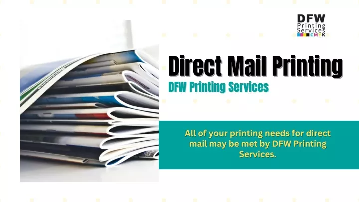 direct mail printing dfw printing services