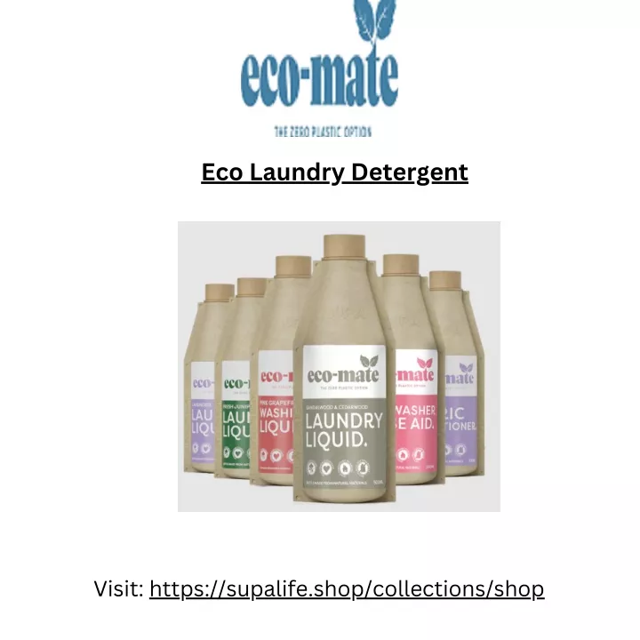 eco laundry detergent