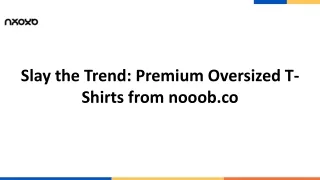 Printed Oversized T-Shirts for Men