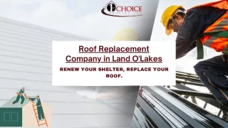 Best Roof Replacement Company in Land O'Lakes