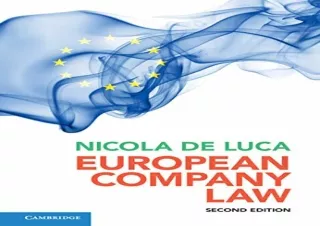 PDF/READ European Company Law