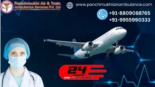 Pick Panchmukhi Air Ambulance Services in Kolkata and Guwahati with Proper Healthcare