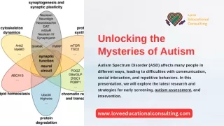 Unlocking The Mysteries Of Autism | Love Educational Consulting