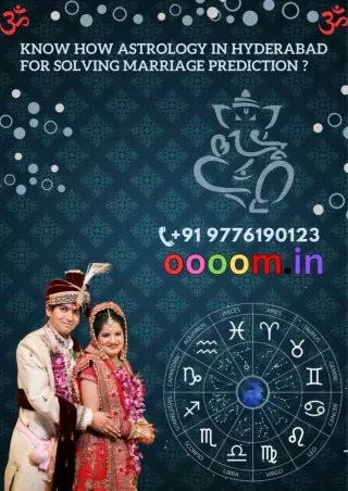Know How Astrology In Hyderabad For Solving Marriage Prediction