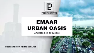 Emaar Urban Oasis Sector 62 Gurgaon