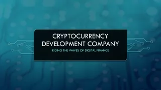Crypto Development Company Riding the waves of Digital Finance