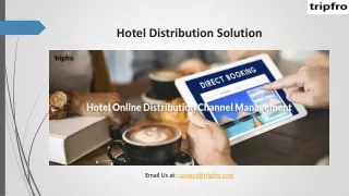 Hotel Distribution Solution