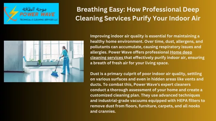 breathing easy how professional deep cleaning