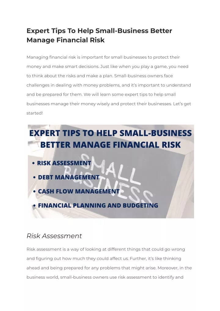 expert tips to help small business better manage