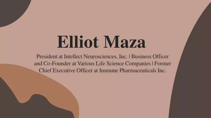 elliot maza