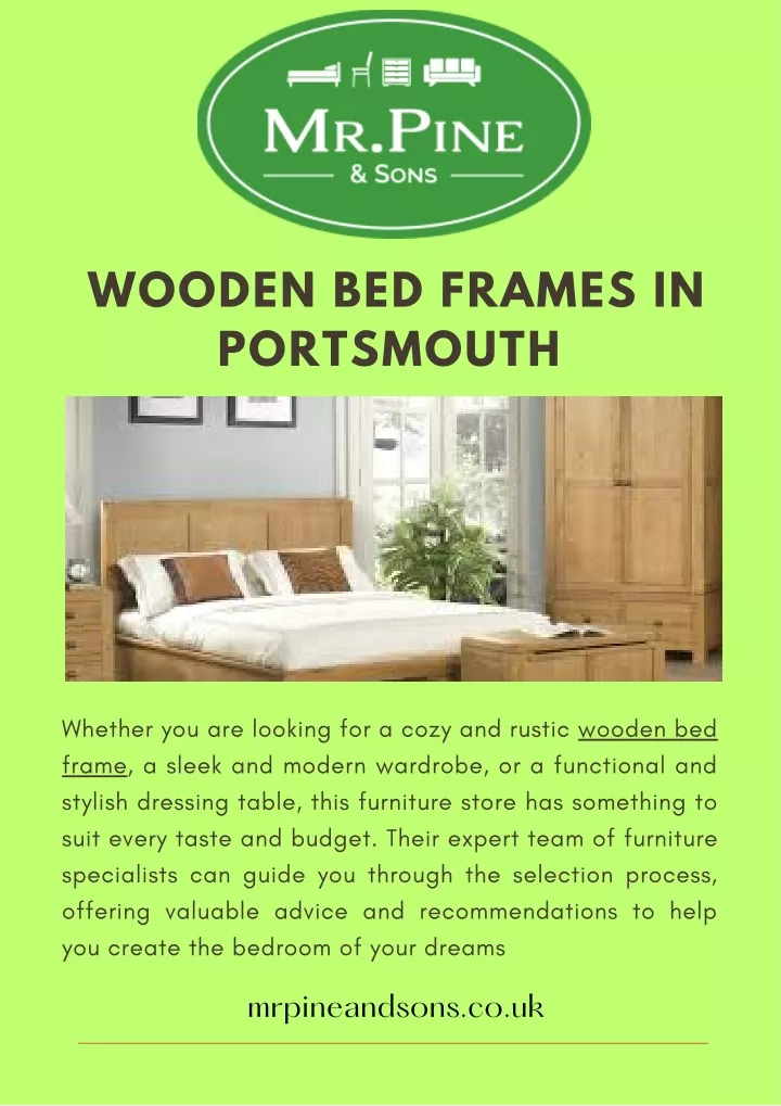 wooden bed frames in portsmouth