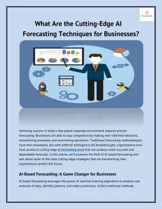 what are the cutting edge ai forecasting