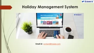 holiday management system