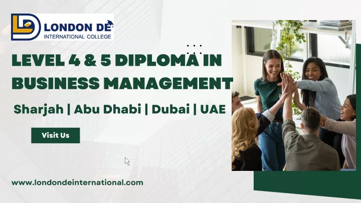level 4 5 diploma in business management sharjah