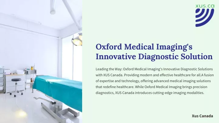 oxford medical imaging s innovative diagnostic