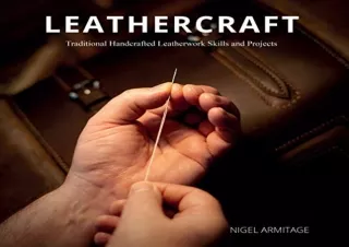 Ebook (download) Leathercraft: Traditional Handcrafted Leatherwork Skills and Pr