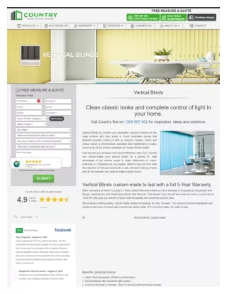 Vertical Blinds Balance Light and Privacy, Ideal for Larger Windows.
