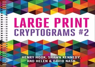 Download PDF Large Print Cryptograms #2