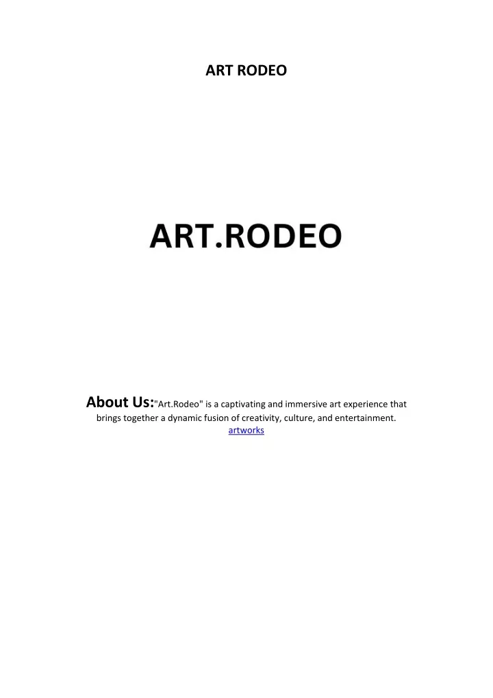 art rodeo