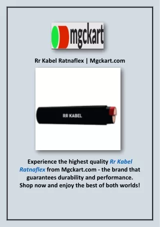 Rr Kabel Ratnaflex | Mgckart.com
