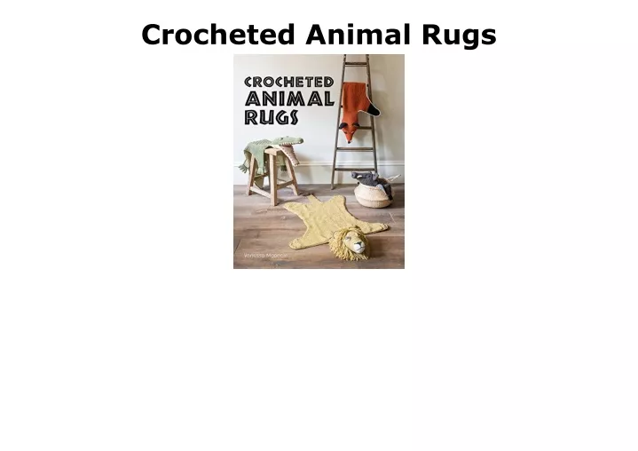crocheted animal rugs