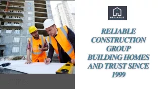 Home Remodeling Near me – Reliable Construction Group