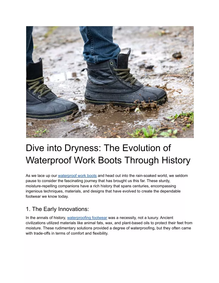 dive into dryness the evolution of waterproof