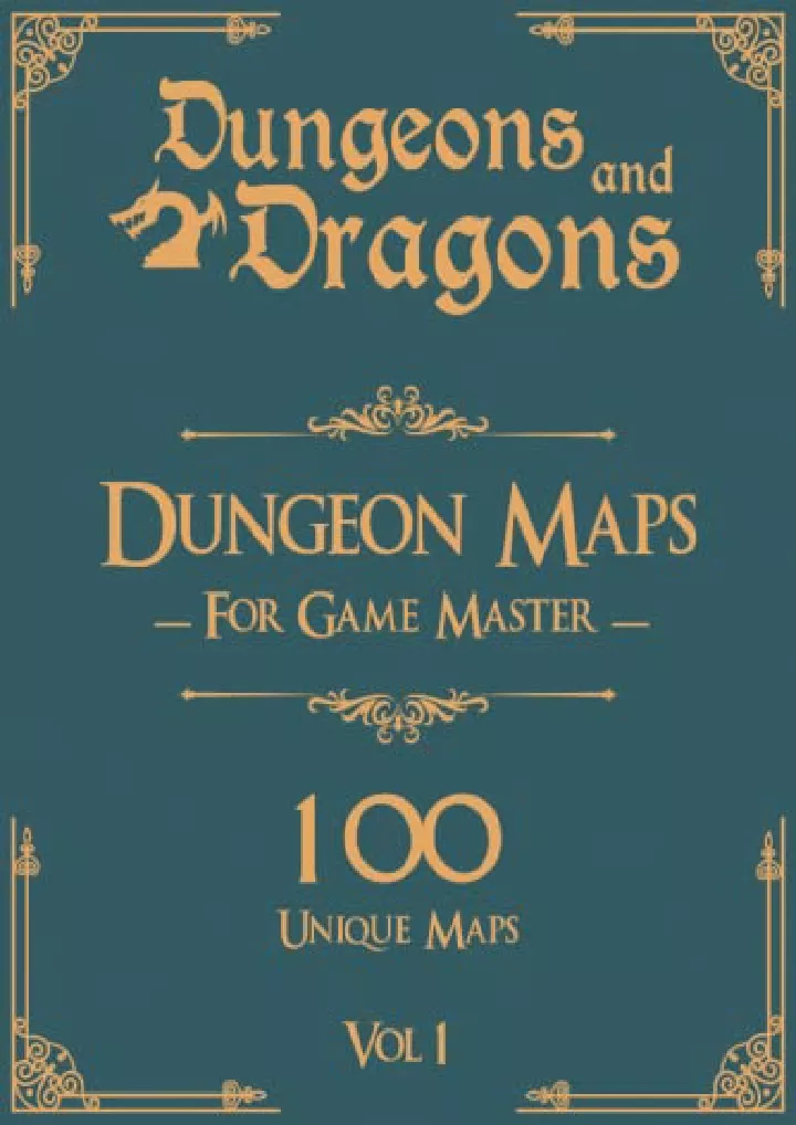 PPT - DOWNLOAD/PDF Dungeons and Dragons Dungeon Maps for Game Masters ...