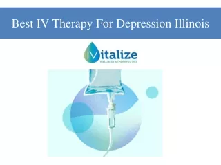 Best IV Therapy For Depression Illinois