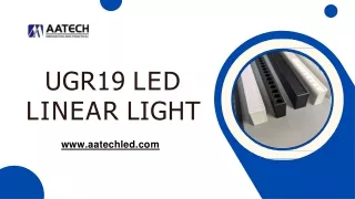 UGR19 LED linear light