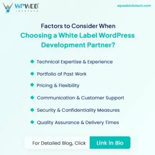 Choosing a White Label WordPress Development Partner