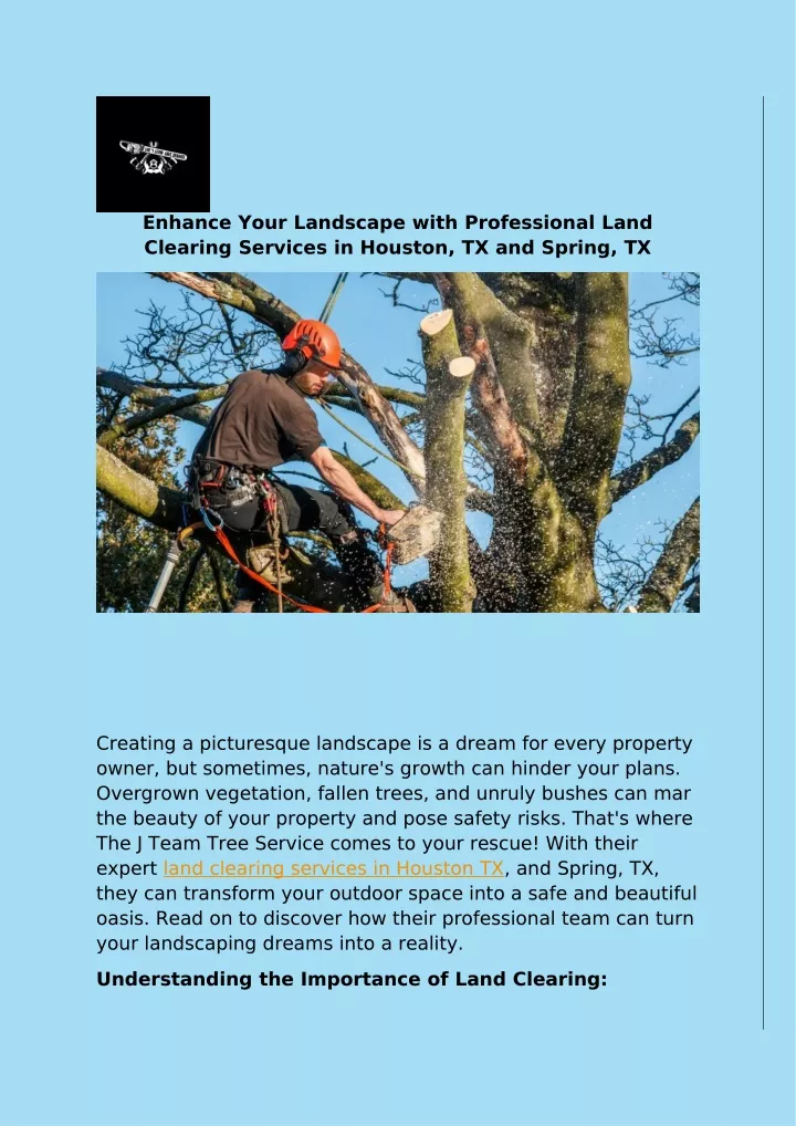 enhance your landscape with professional land