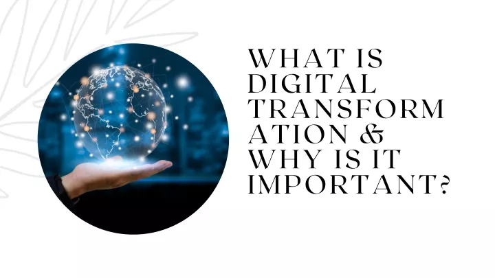 what is digital transform ation