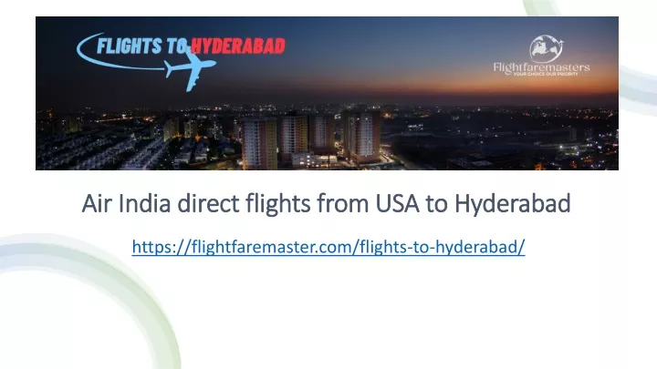 air india direct flights from usa to hyderabad