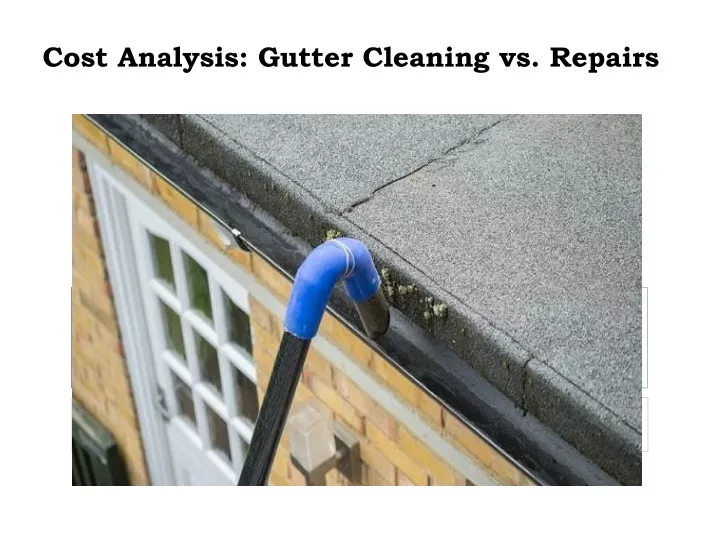 cost analysis gutter cleaning vs repairs