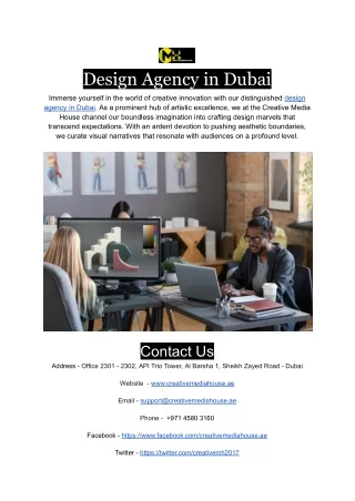 Design Agency in Dubai