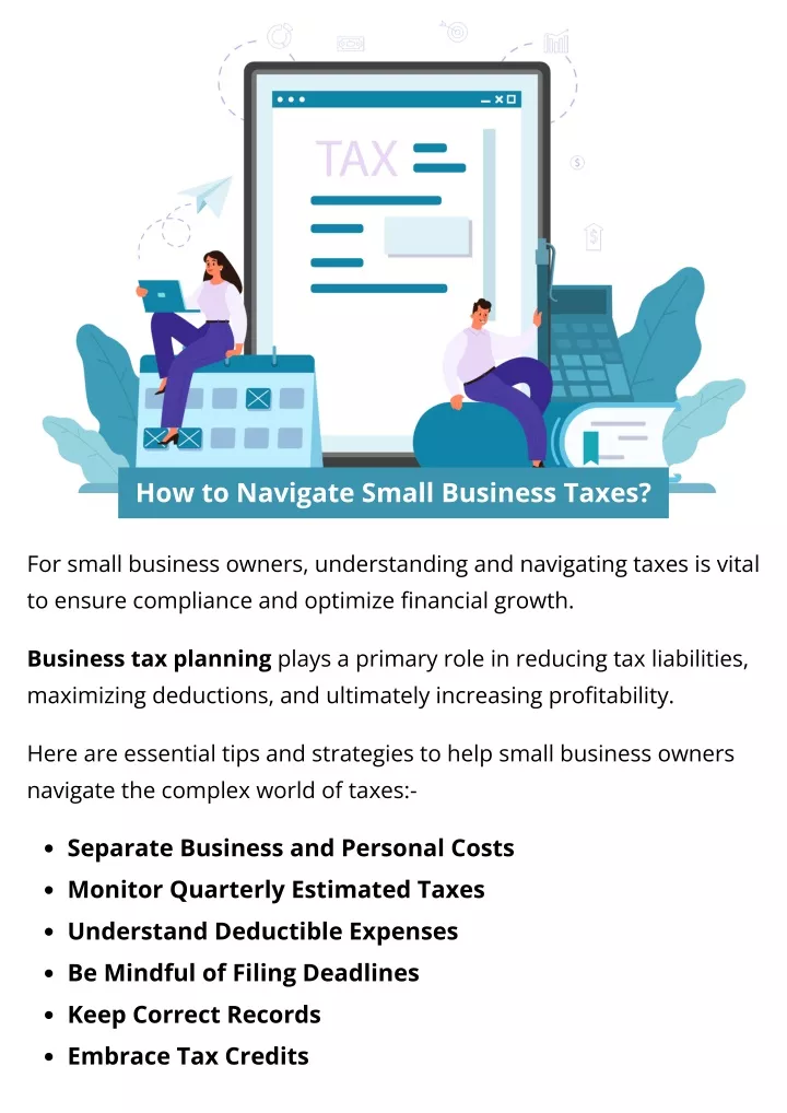 how to navigate small business taxes