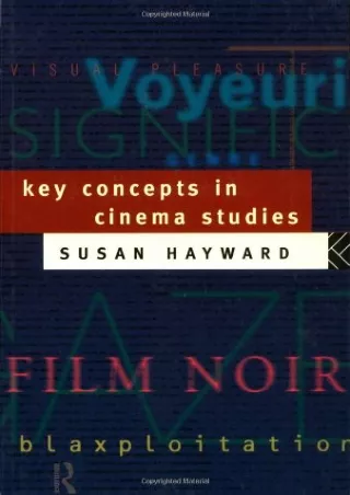 Read ebook [PDF] Key Concepts in Cinema Studies