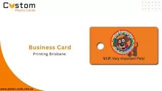 Get Noticed With Stunning Business Cards in Brisbane With Us