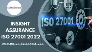 Insight Assurance IOS 27001 2022